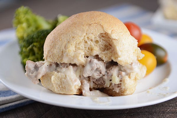 Turkey Swiss Sloppy Joes