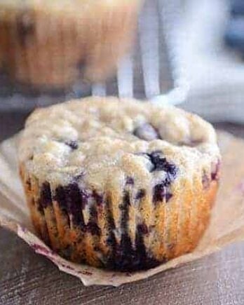 Healthy Yogurt Oat Muffins {with Blueberries or Chocolate Chips!}