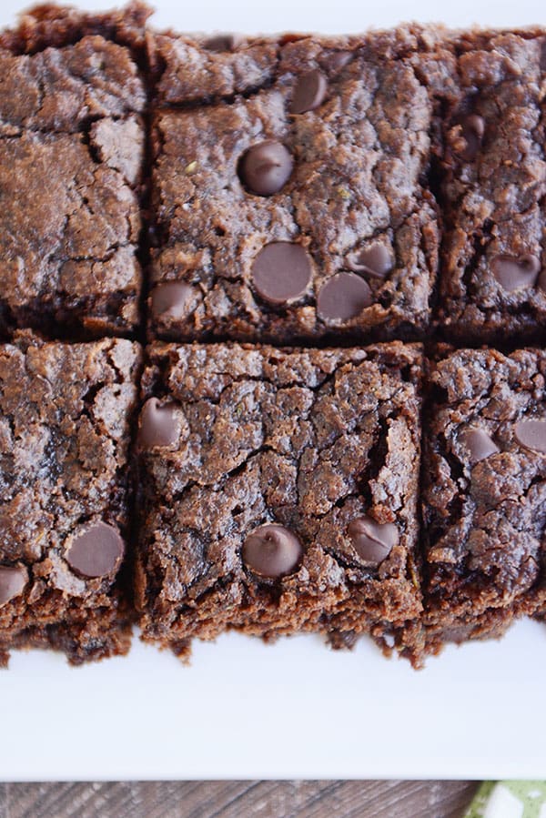 Double Chocolate Zucchini Brownies Mel's Kitchen Cafe